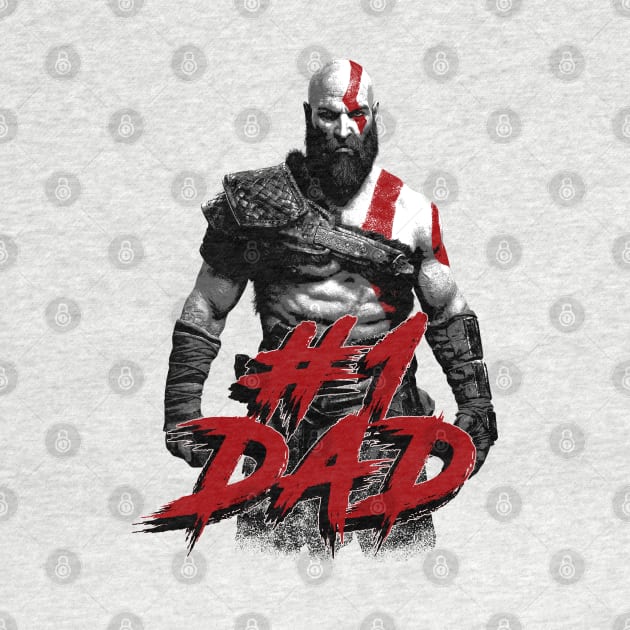 God of War - Kratos - Number 1 Dad by Dopamine Creative